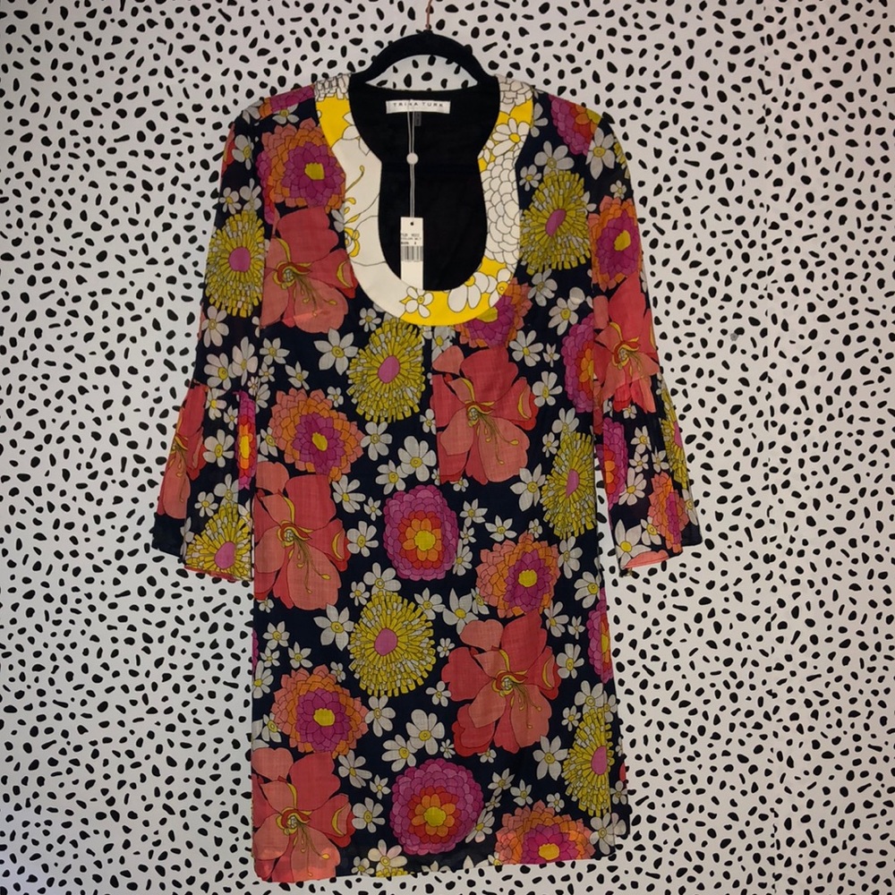 Floral long sleeve dress
